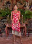 Embroidered dress Bulería Coral 133.02€ #50403V2348C